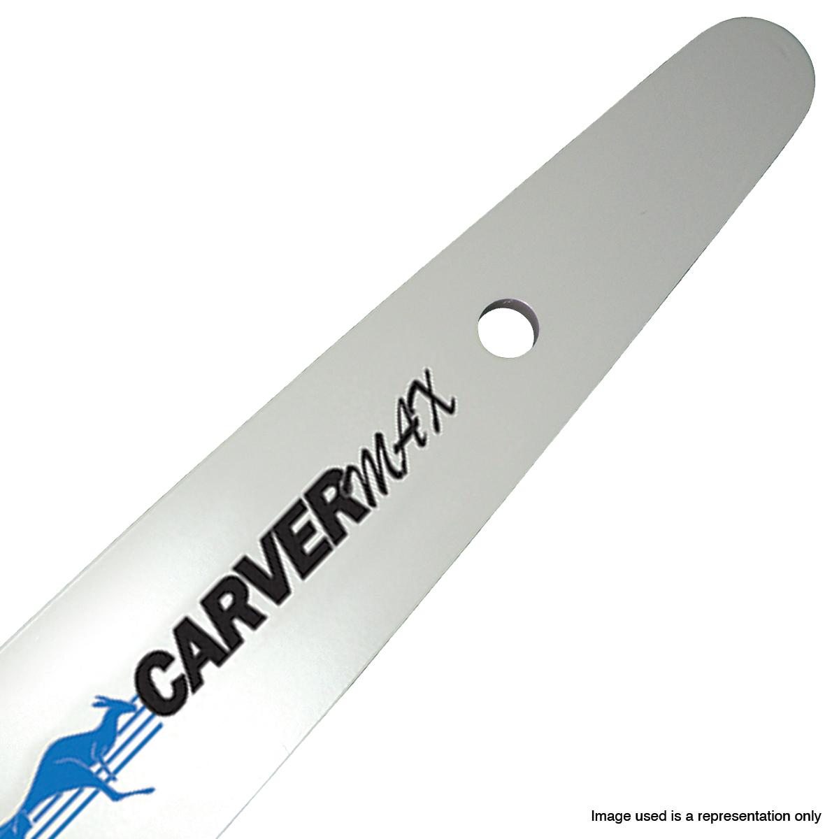 Archer Chainsaw Bar – 10″, 1/4″-3/8″LP, .050″, Carving, Open mount