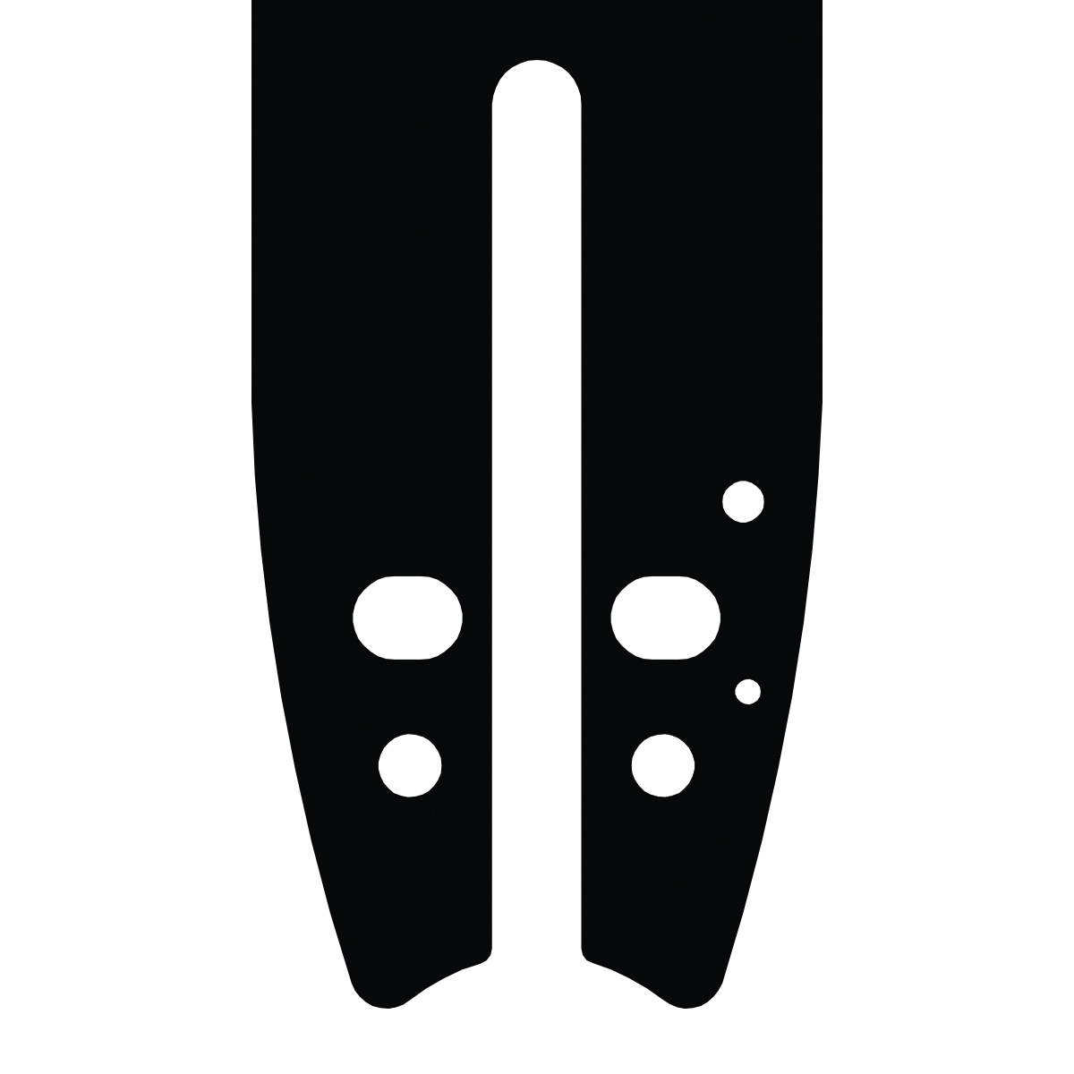 Archer Chainsaw Bar – 14″, 1/4″-3/8″LP, .050″, Carving, Open mount