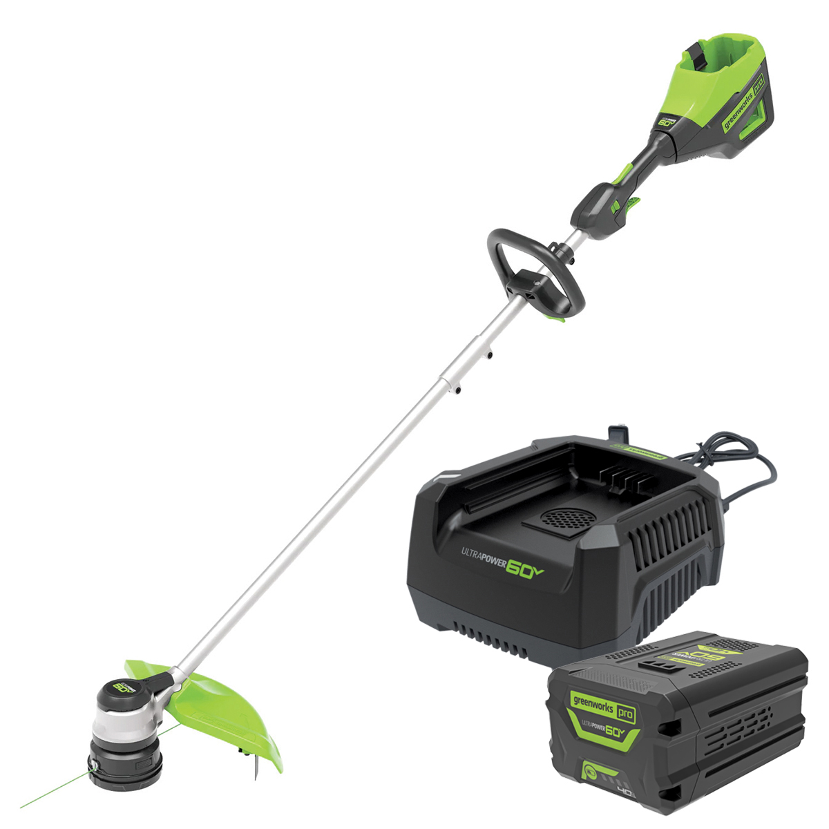 60V 4.0Ah 40cm Straight Shaft String Trimmer Kit