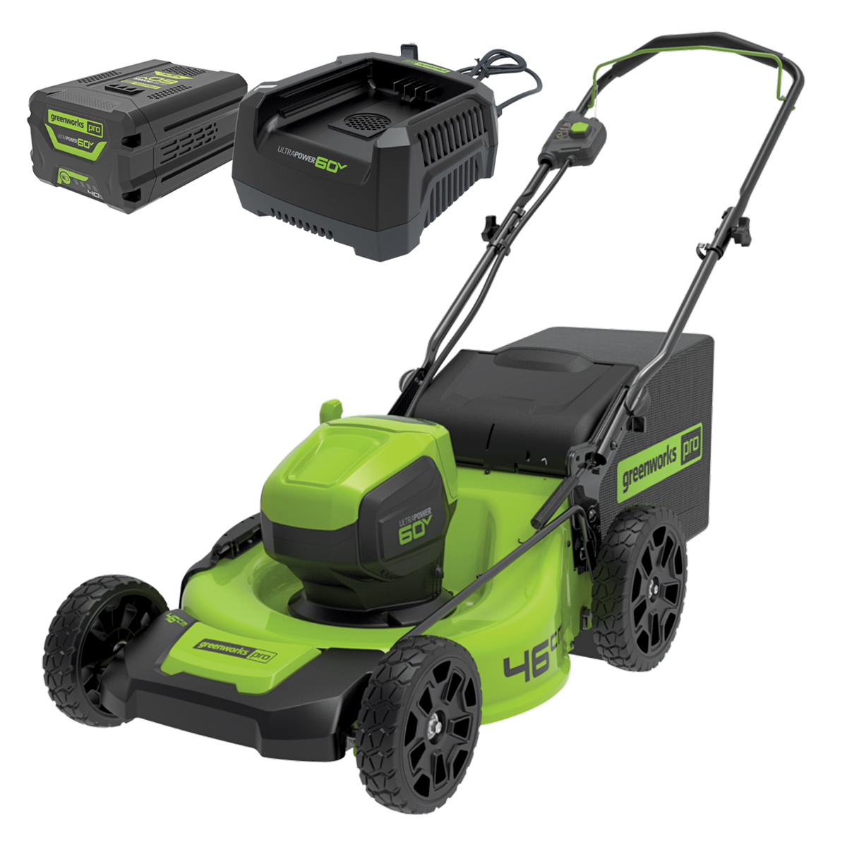 60V 4.0Ah 46cm Push Lawnmower Kit