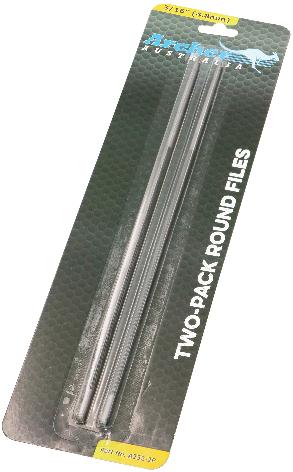 Archer Round Chainsaw File – 3/16″, Two Pack