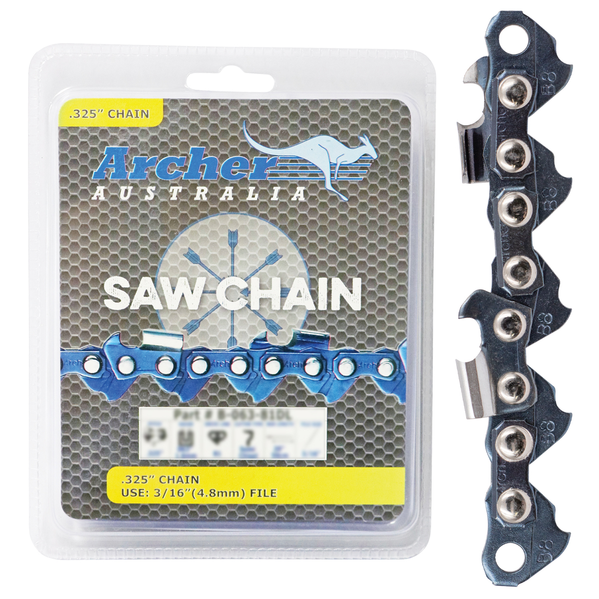 Archer Chain Loop – .325″, .058″, 64DL, Semi Chisel
