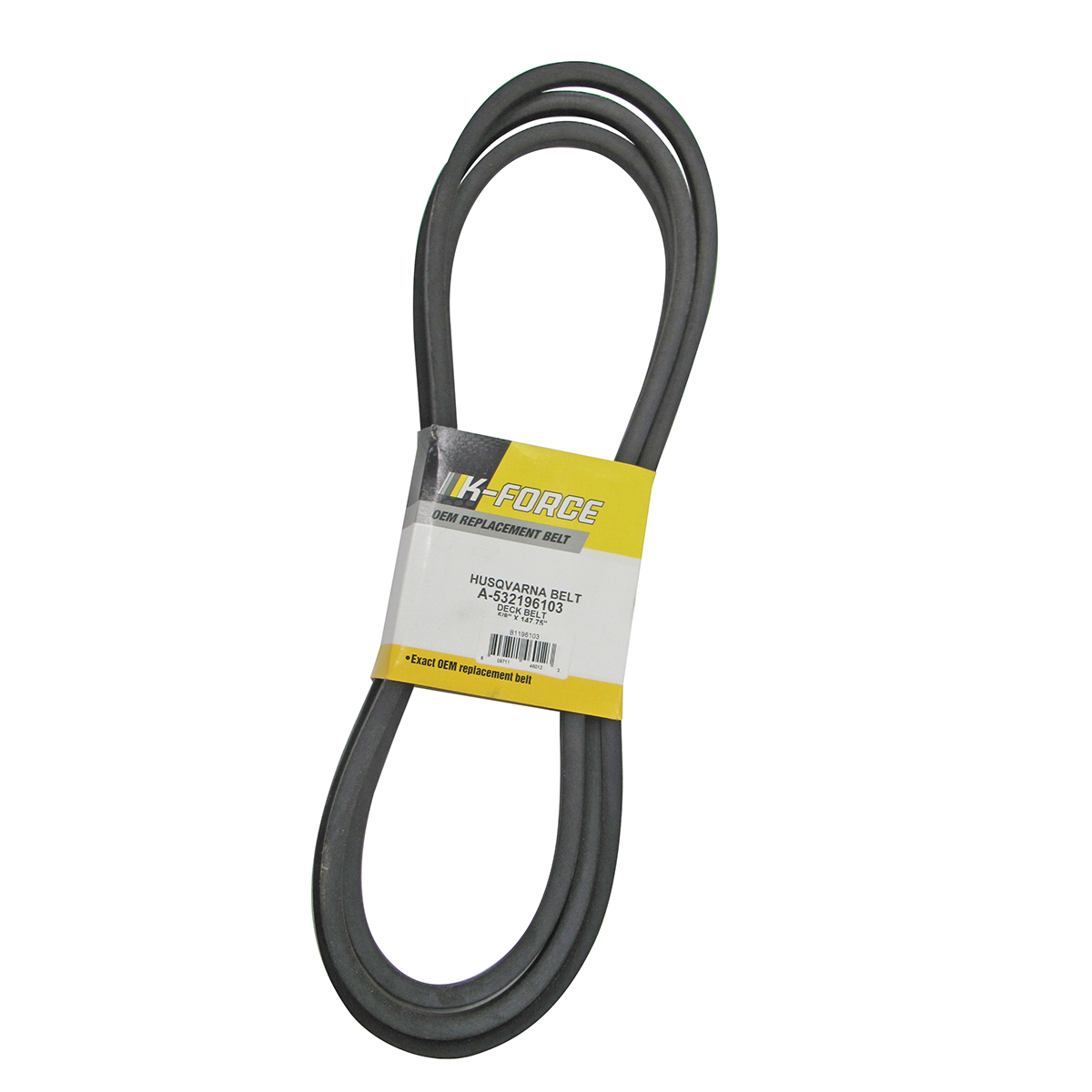 OEM Spec Belt – AYP/Husqvarna – 5/8″ W x 144-3/4″ I.D