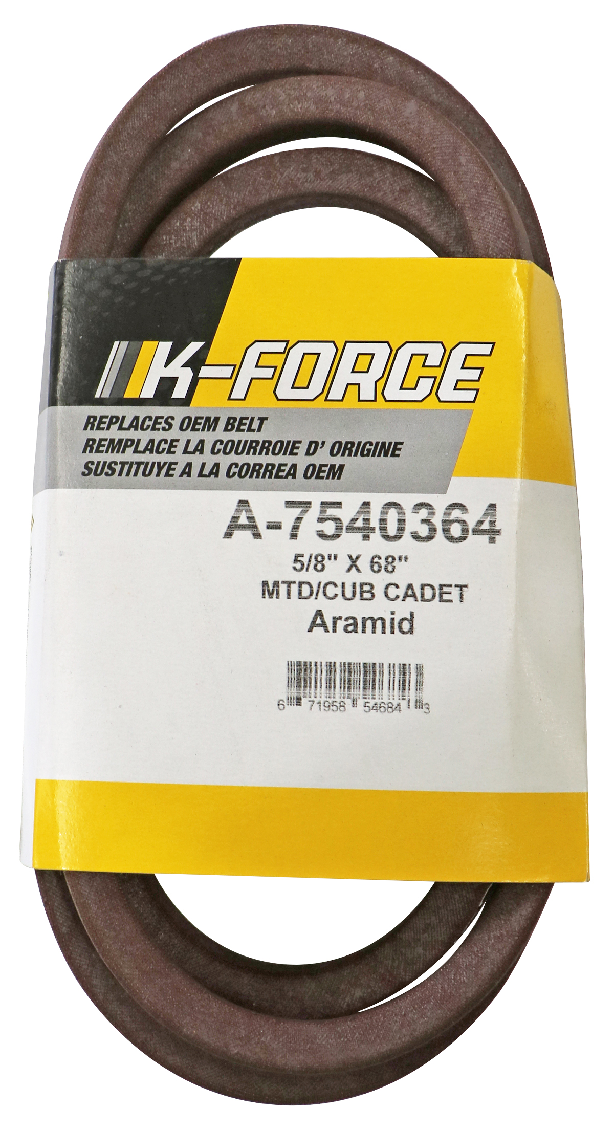 OEM Spec Belt – MTD/Cub Cadet 754-0364, 954-0364