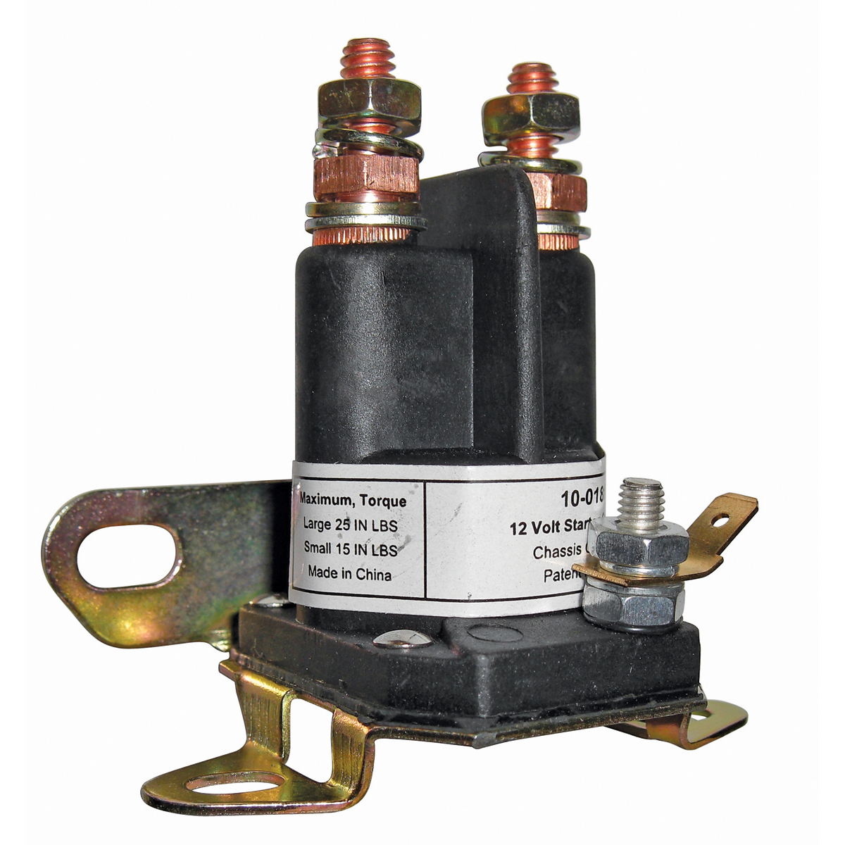 Solenoid – 1/4″ and 5/16″ Post. Single Pole-Chassis Ground