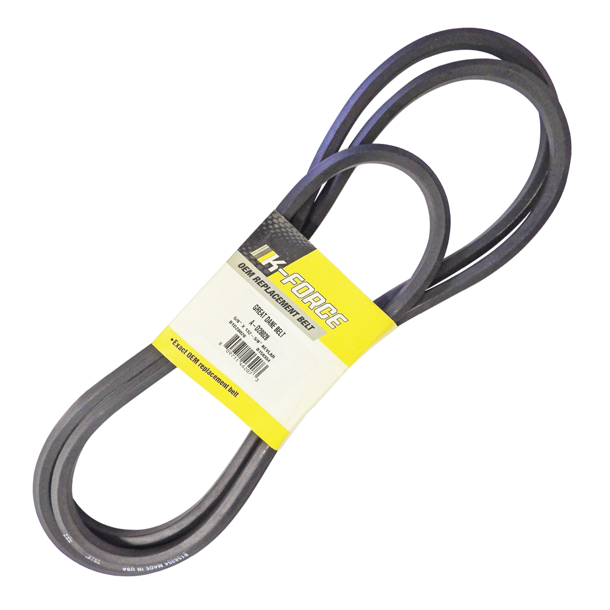 OEM Spec Belt – Great Dane – 5/8″ W x 129.625″ ID