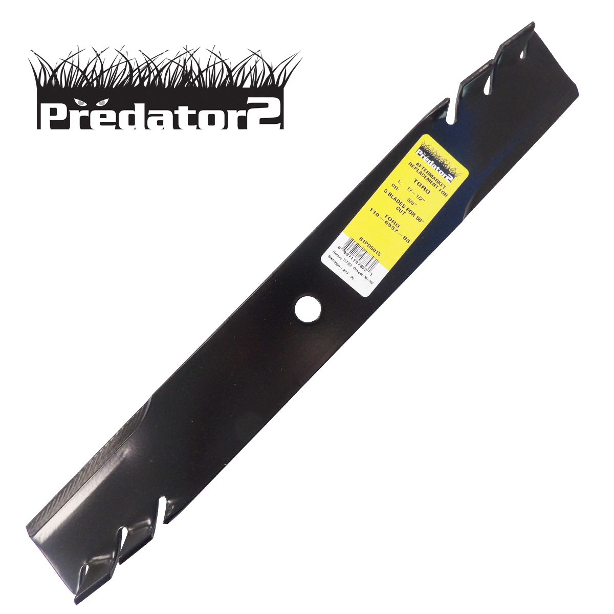 Predator Blade – 444mm/17-1/2″ Aftermarket Toro – 3 for 50″