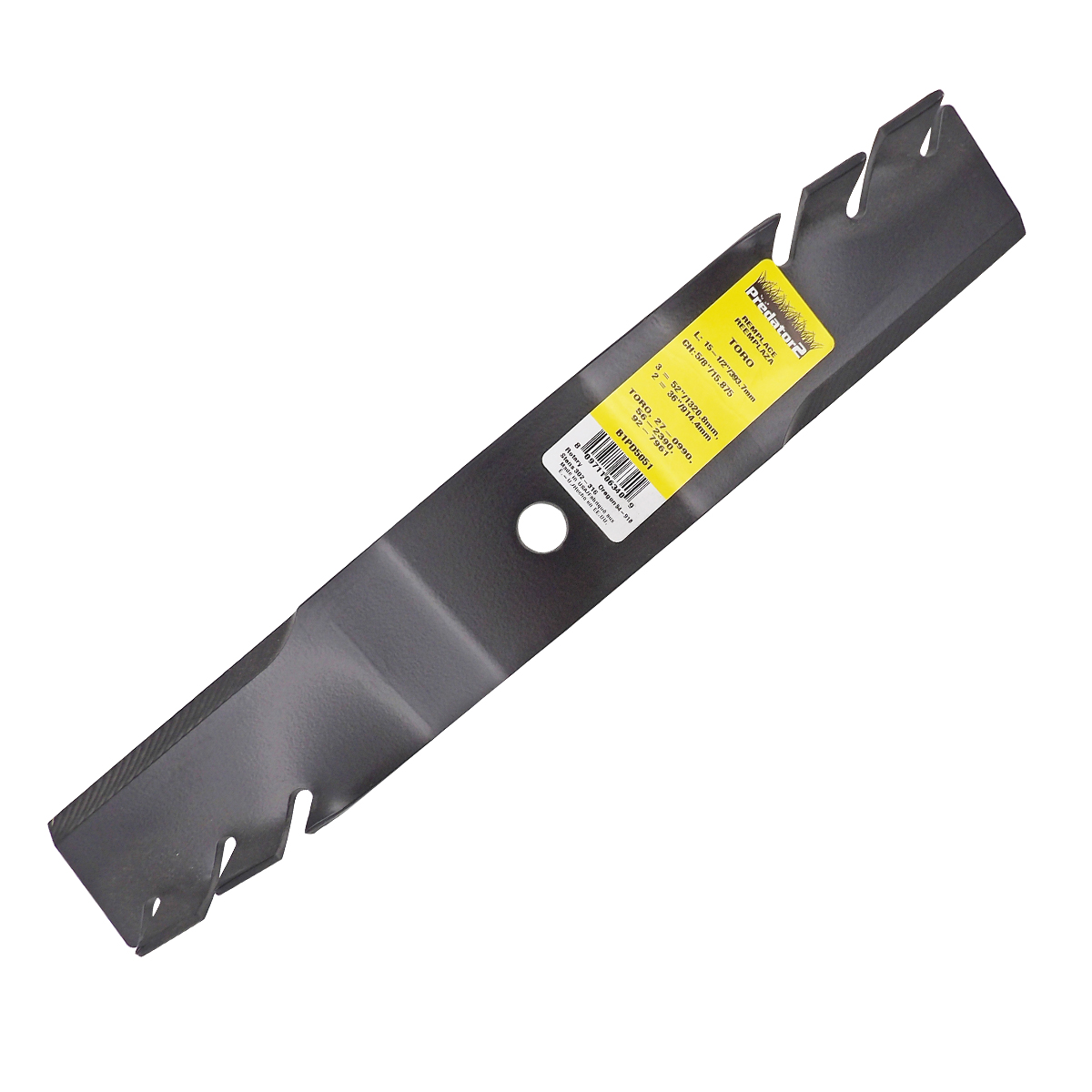 Predator Blade – 393mm/15-1/2″ Aftermarket Toro – 3 for 44″