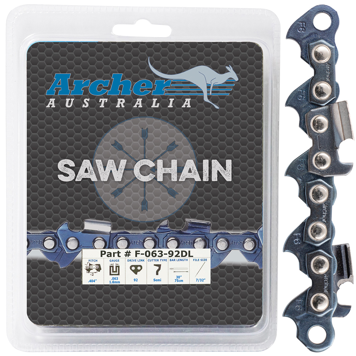 Archer Chain Reel – .404″, .063″, 100ft, Semi Chisel, Ripping