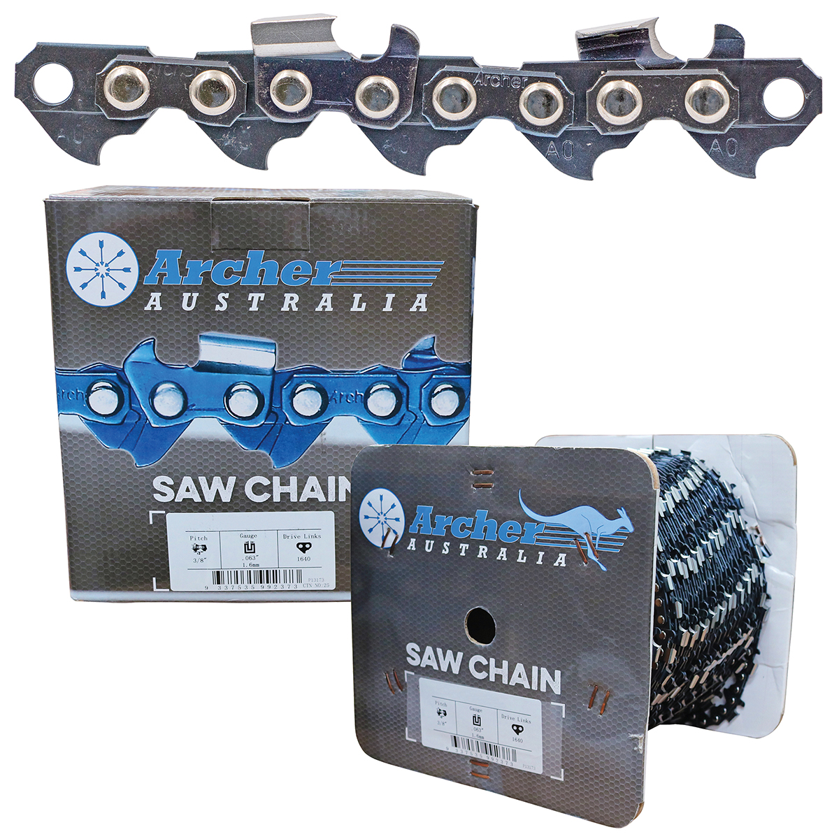 Archer Chain Reel – 3/8″, .050″, 100ft, Full Chisel