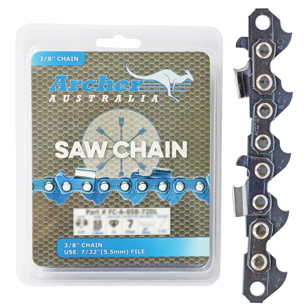 Archer Chain Loop – 3/8″, .050″, 72DL, Full Chisel