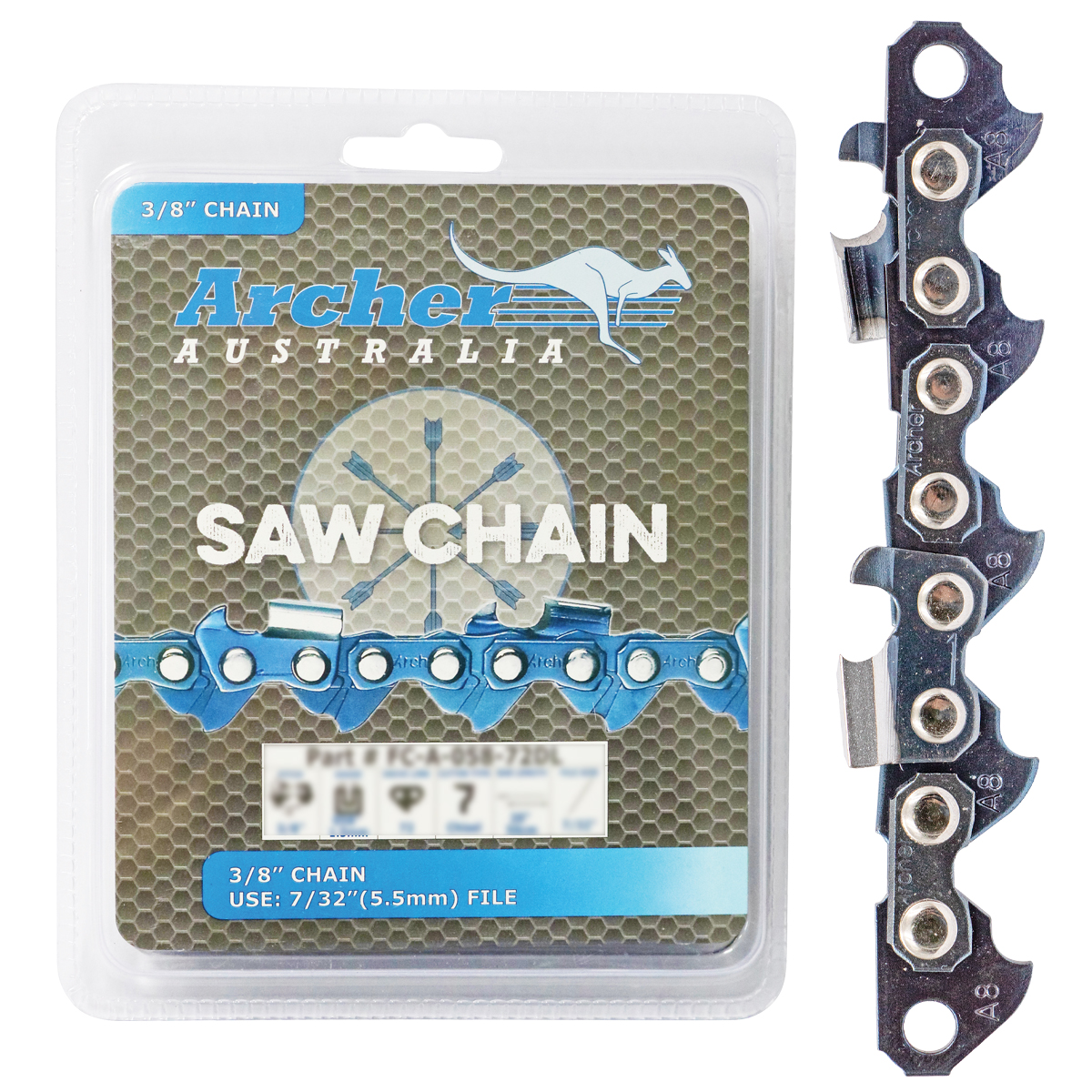 Archer Chain Loop – 3/8″, .058″, 84DL, Full Chisel