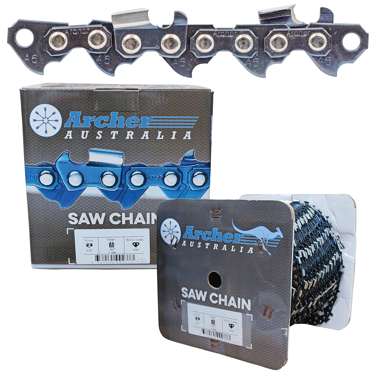 Archer Chain Reel – 3/8″, .063″, 100ft, Full Chisel