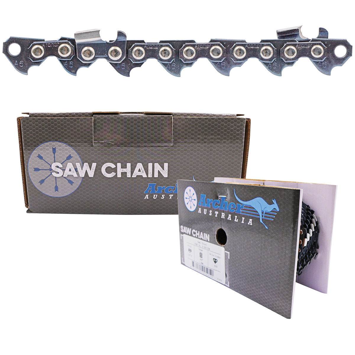 Archer Chain Reel – 3/8″, .063″, 25ft, Full Chisel, Skip Tooth