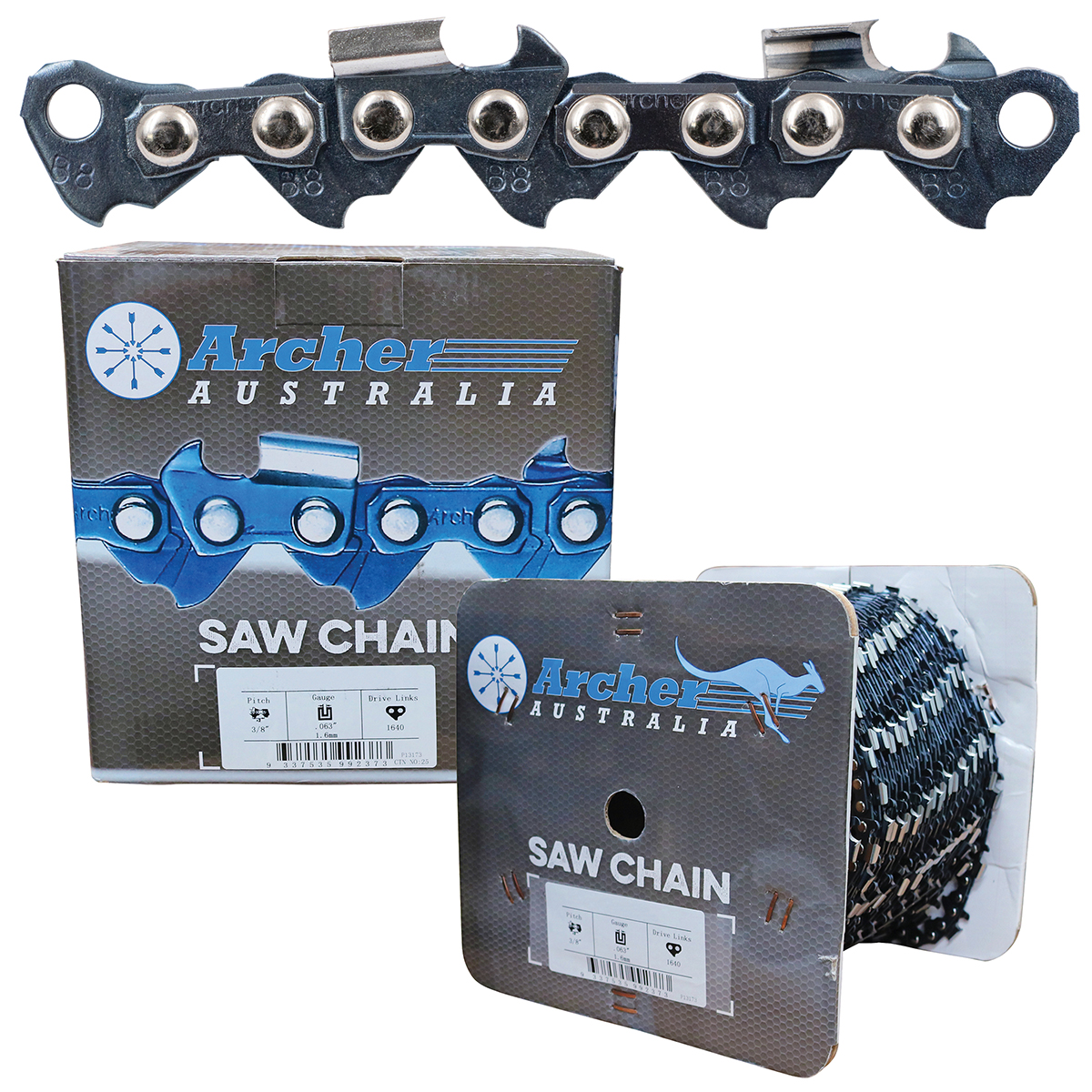 Archer Chain Reel – .325″, .058″, 100ft, Full Chisel
