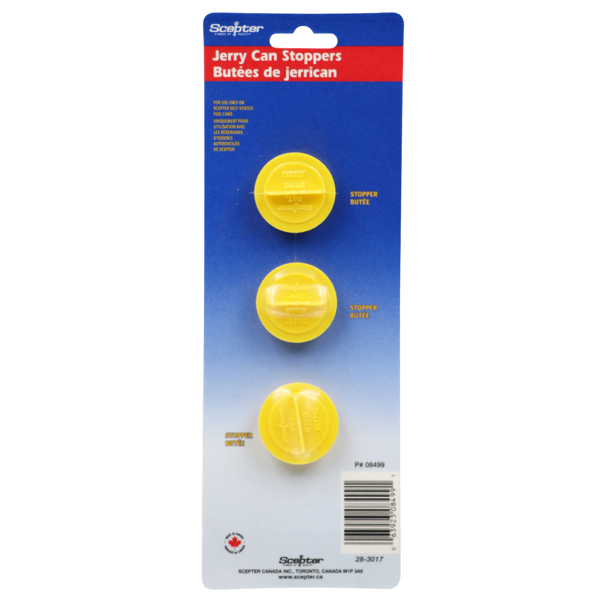 3 Piece Yellow Stopper Kit (3 Pack)