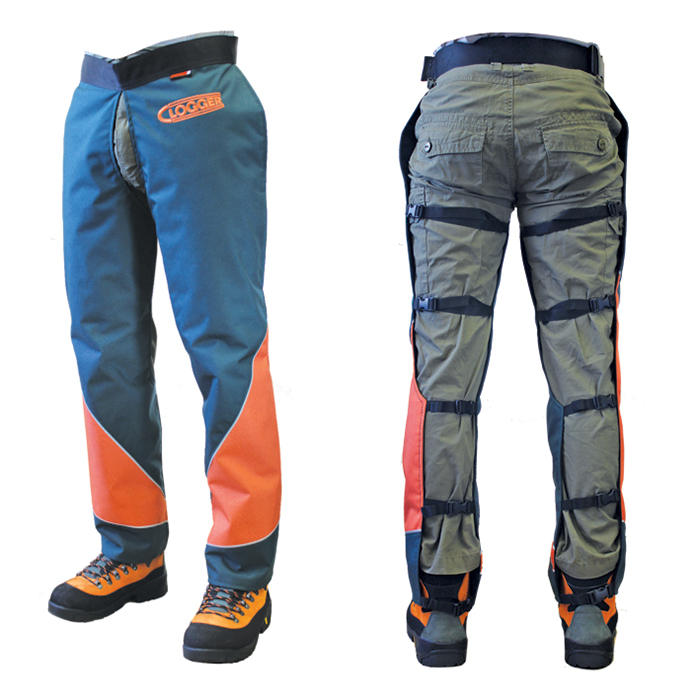 Clogger Defender Pro Chainsaw Chaps – Clipped M