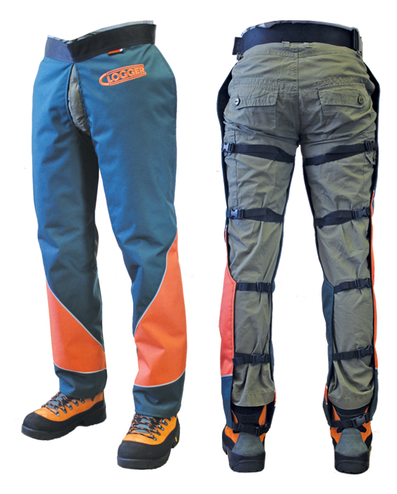 Clogger Defender Pro Chainsaw Chaps – Zipped L