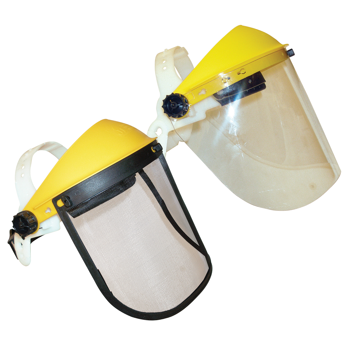 Face Shield with Clear & Mesh Visors
