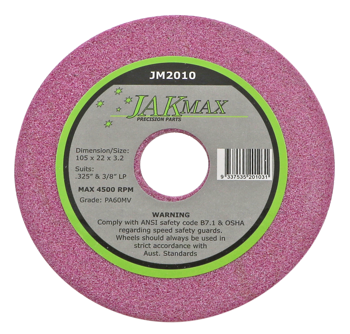Grinding Wheel – .325″, 3/8″LP, 1/4″ – 105×22.2x3mm