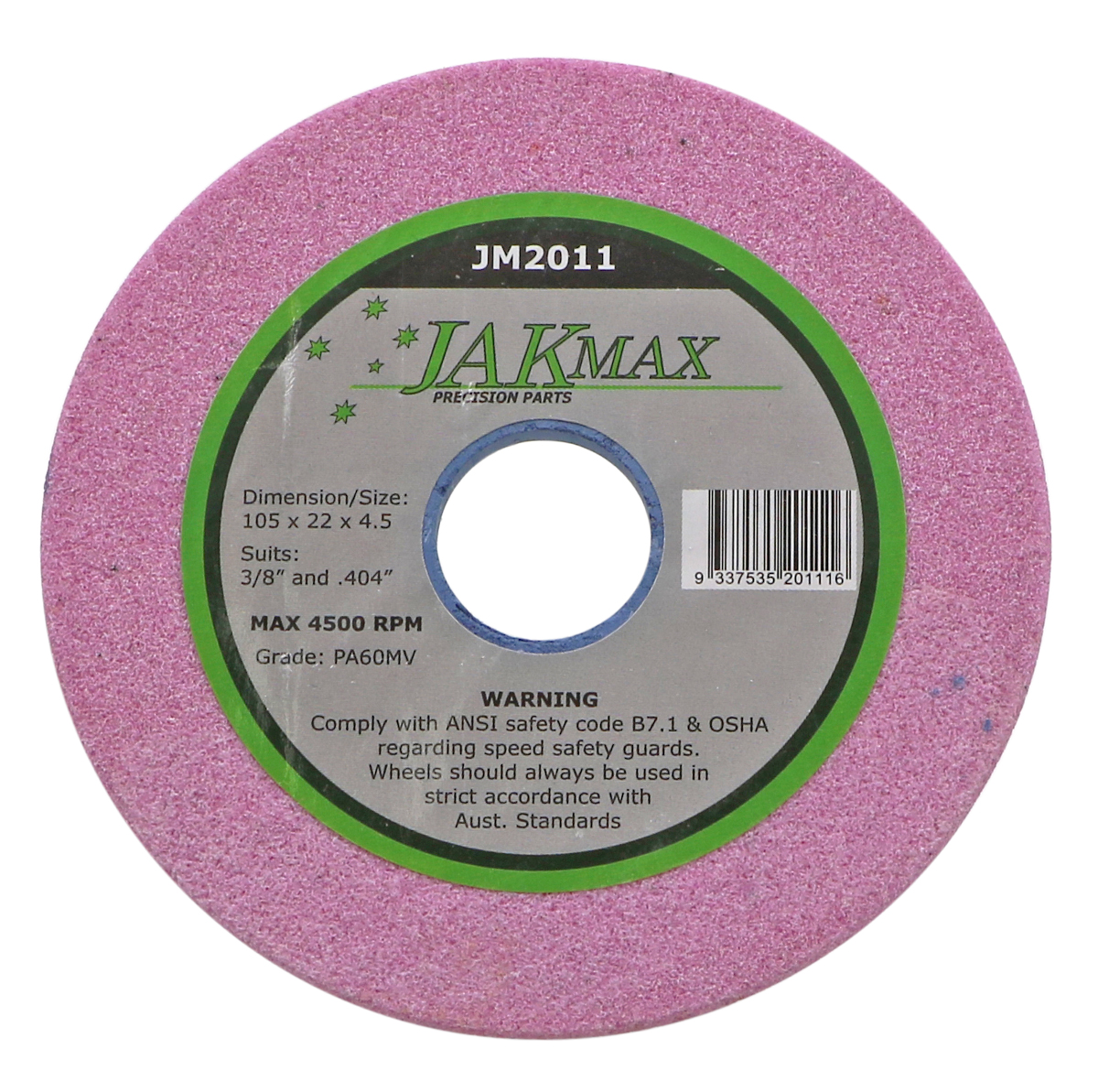 Grinding Wheel – .3/8″, .404″ – 105×22.2×4.5mm