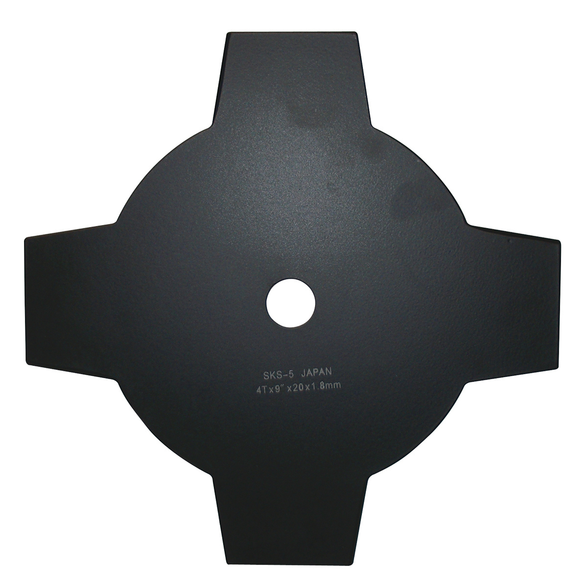 4 Tooth, 9″ Brushcutter Blade, 20mm Bore, 1.8mm Gauge