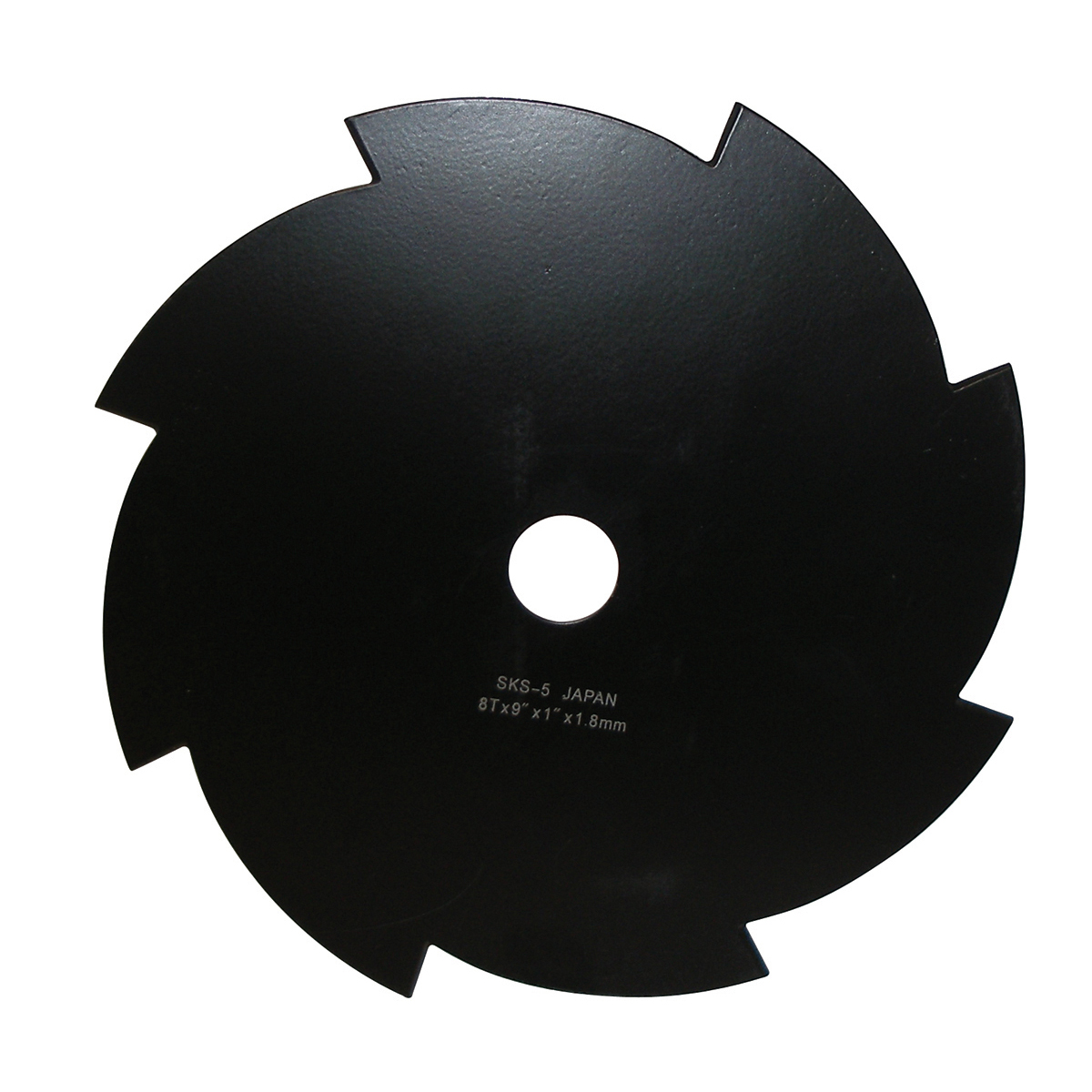 8 Tooth, 9″ Brushcutter Blade, 1″ Bore, 1.8mm Gauge