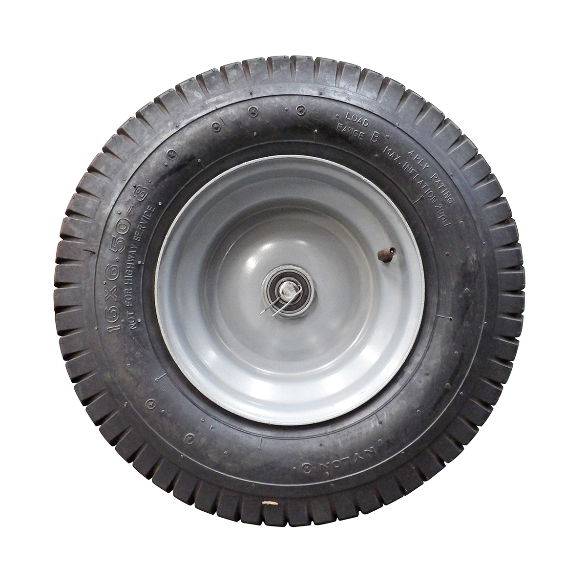 Poly Tipper Trailer Spare – Extra Big Wheel 16×6.50-8, 150mm