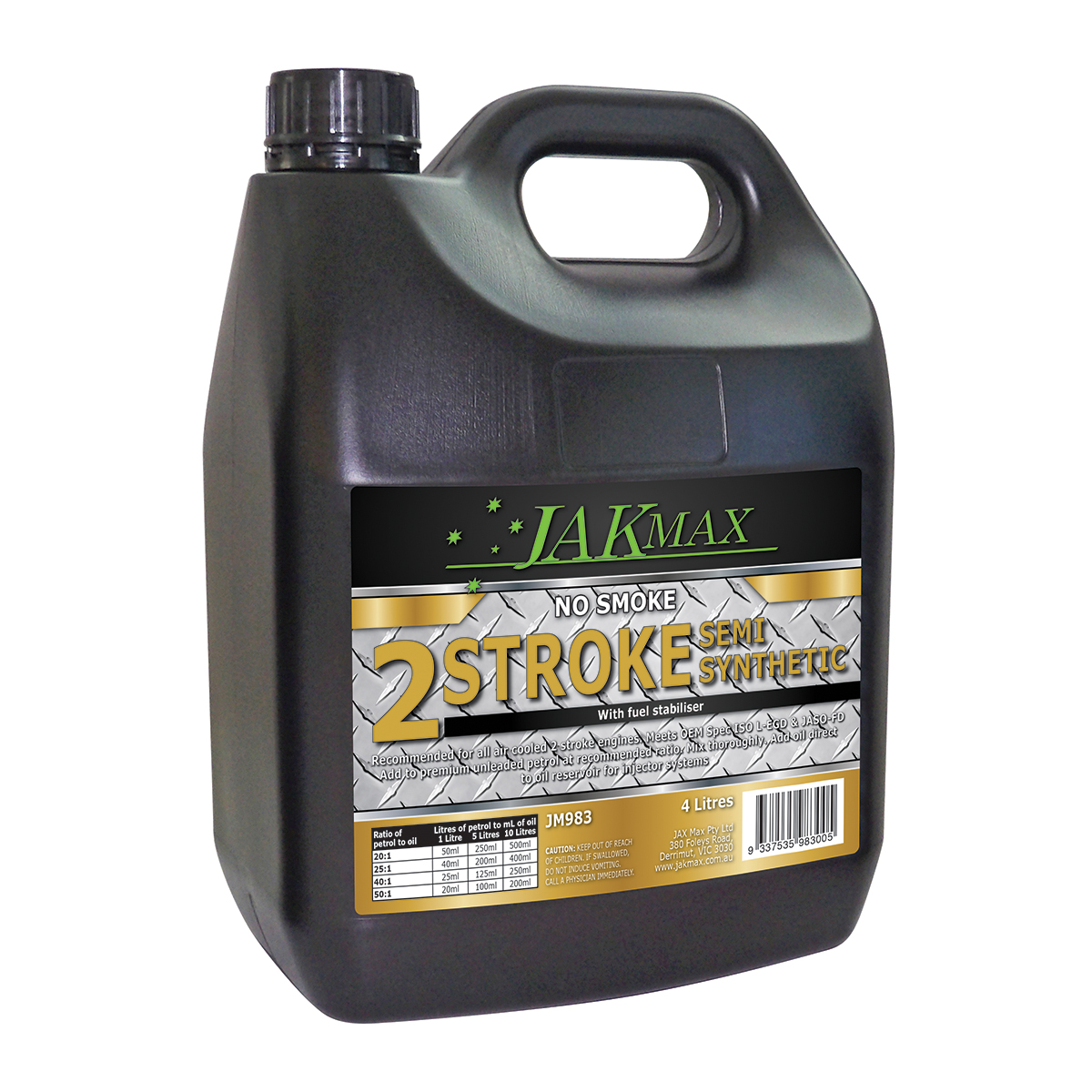 2 Stroke Semi-Synthetic – 4 Litre (4 x 4 Litre)