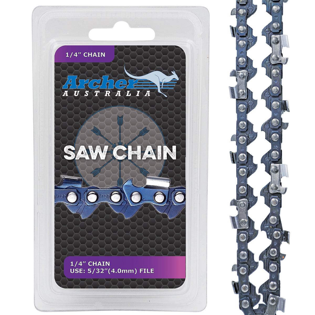 Archer Chain Loop – 1/4″, .050″, 58DL, Semi Chisel