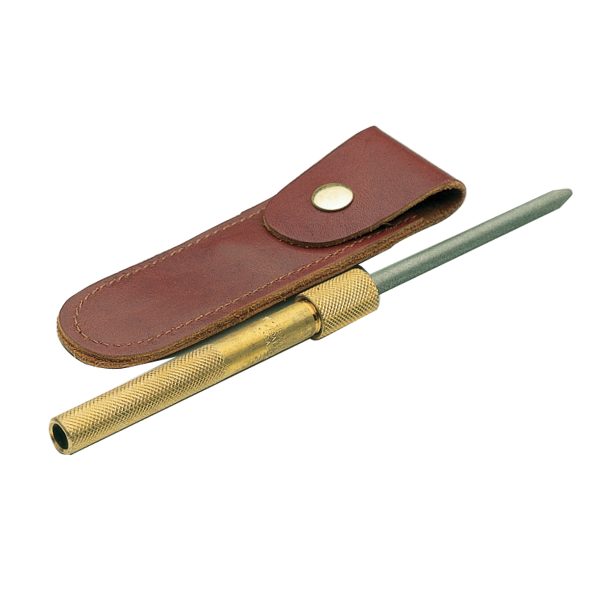 Eze-Lap Brass Handle Sharpener with Pouch