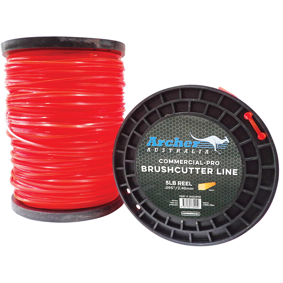 Archer Commercial-Pro Square Nylon Line – 2.40mm/.095” – 5lb Reel