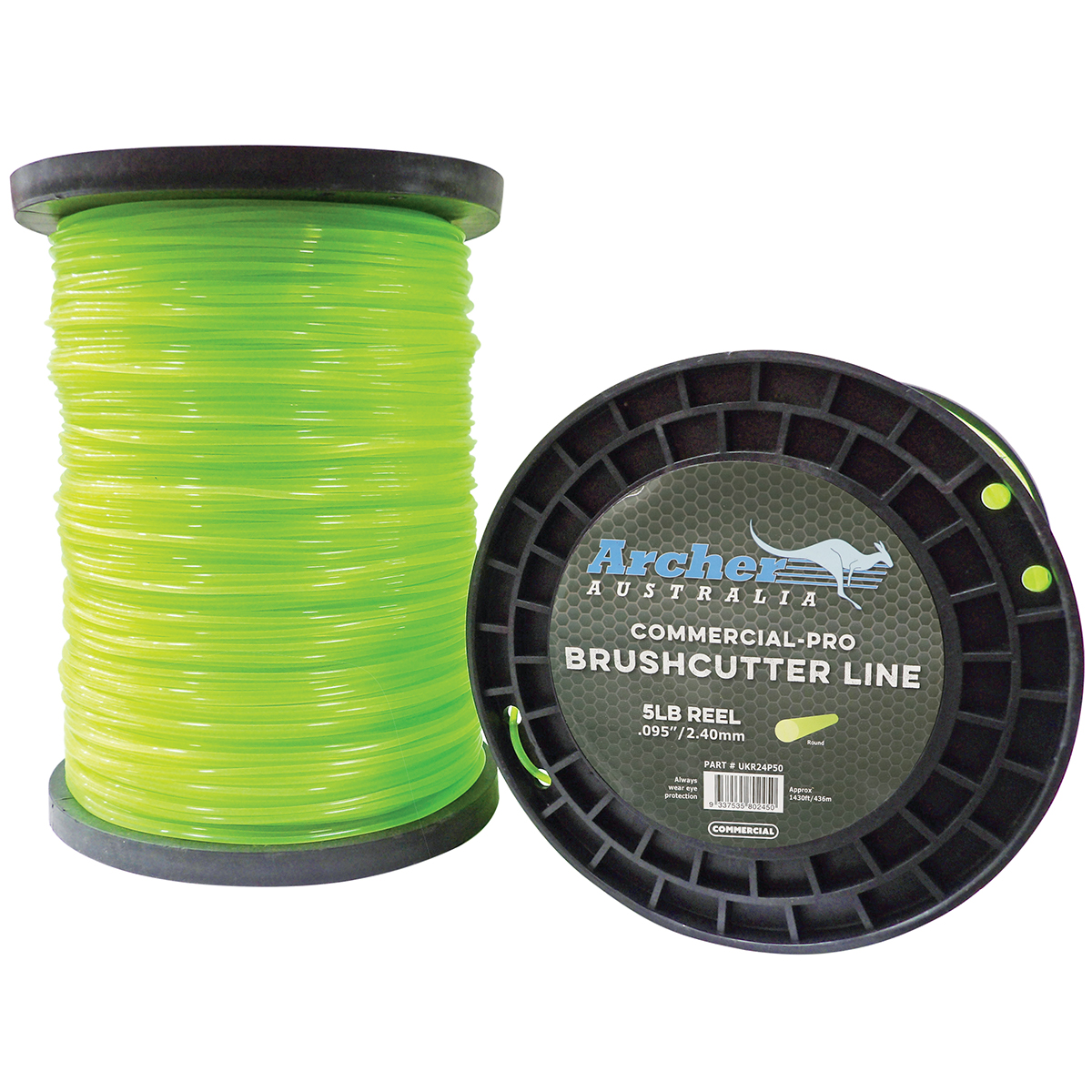 Archer Commercial-Pro Round Nylon Line – 2.40mm/.095” – 5lb Reel
