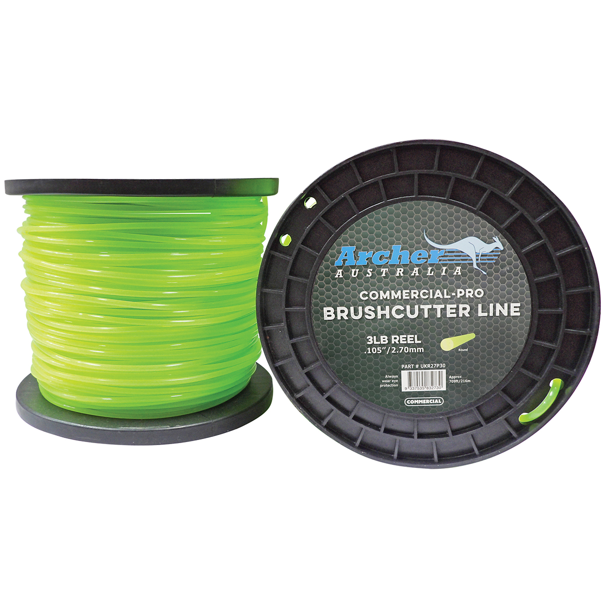 Archer Commercial-Pro Round Nylon Line – 2.70mm/.105” – 3lb Reel
