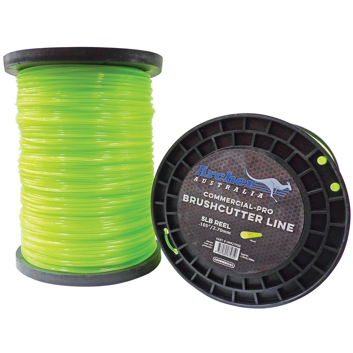 Archer Commercial-Pro Round Nylon Line – 2.70mm/.105” – 5lb Reel