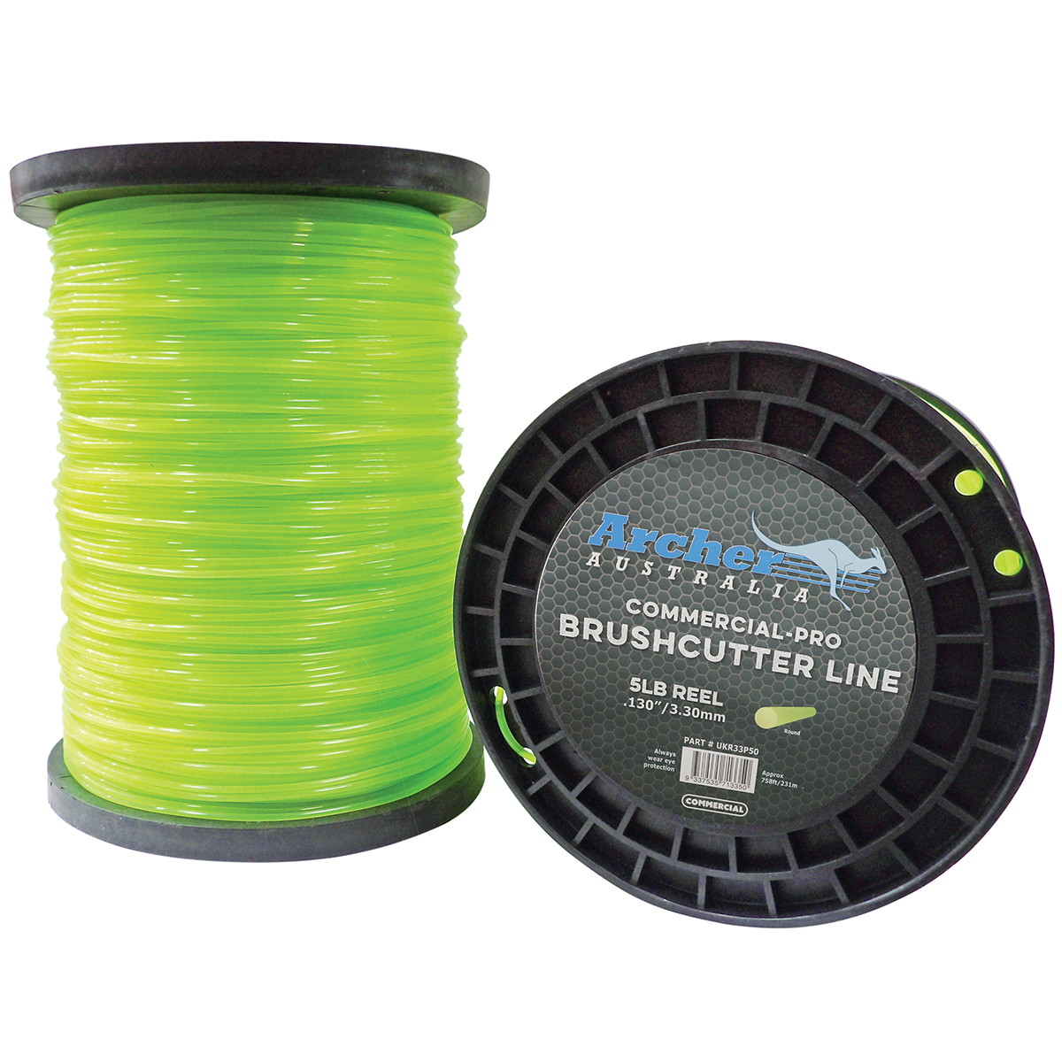 Archer Commercial-Pro Round Nylon Line – 3.30mm/.130″ – 5lb Reel